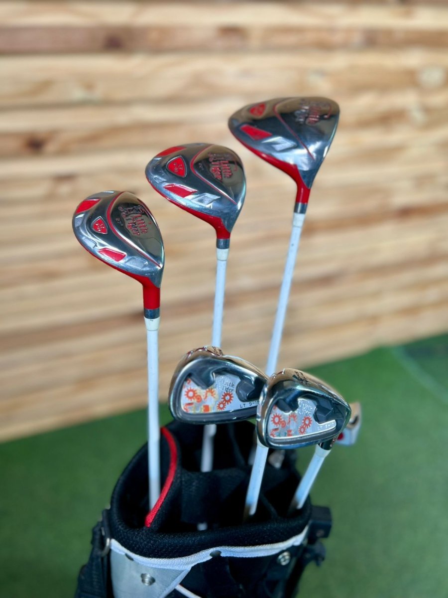 Kids Little Tiger red Golf Set - WeBuyClubz