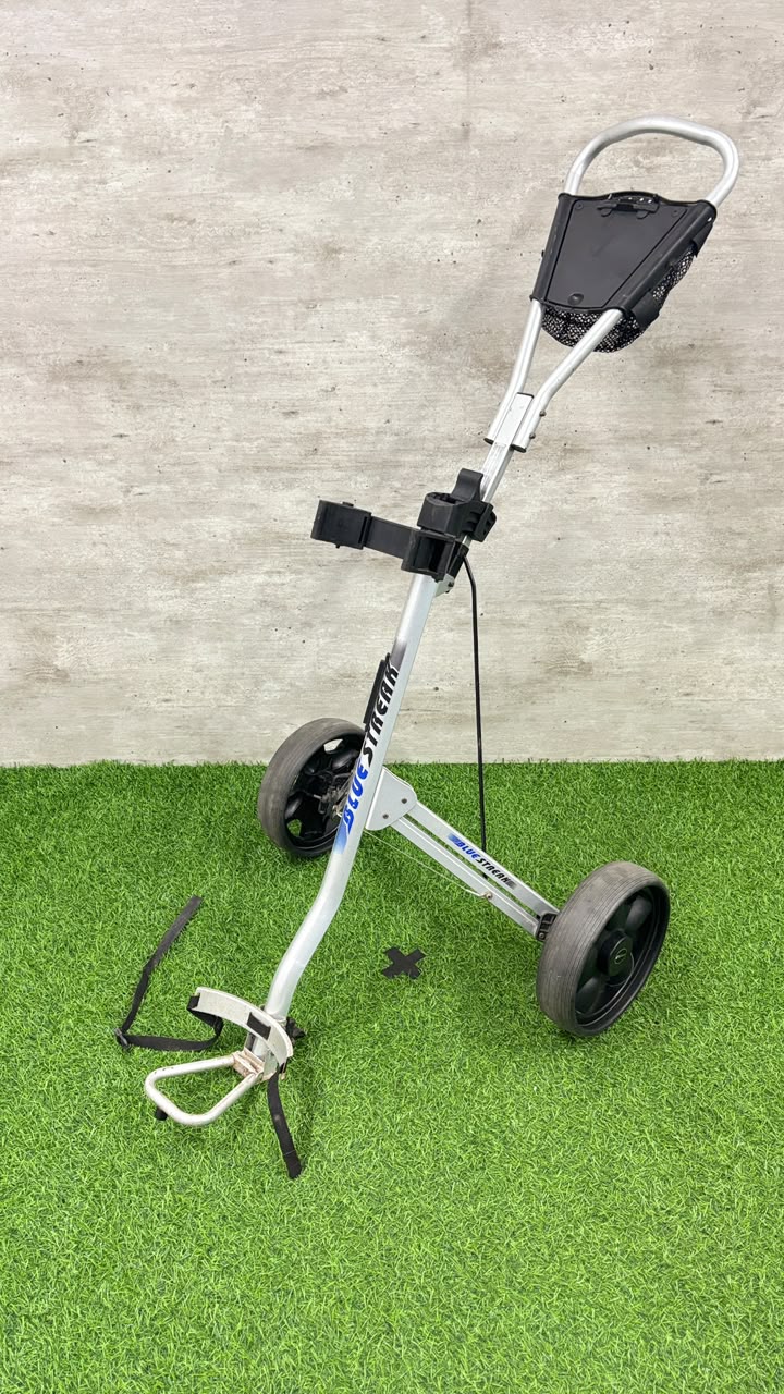 Blue Streak 2-Wheel Push Golf Cart.