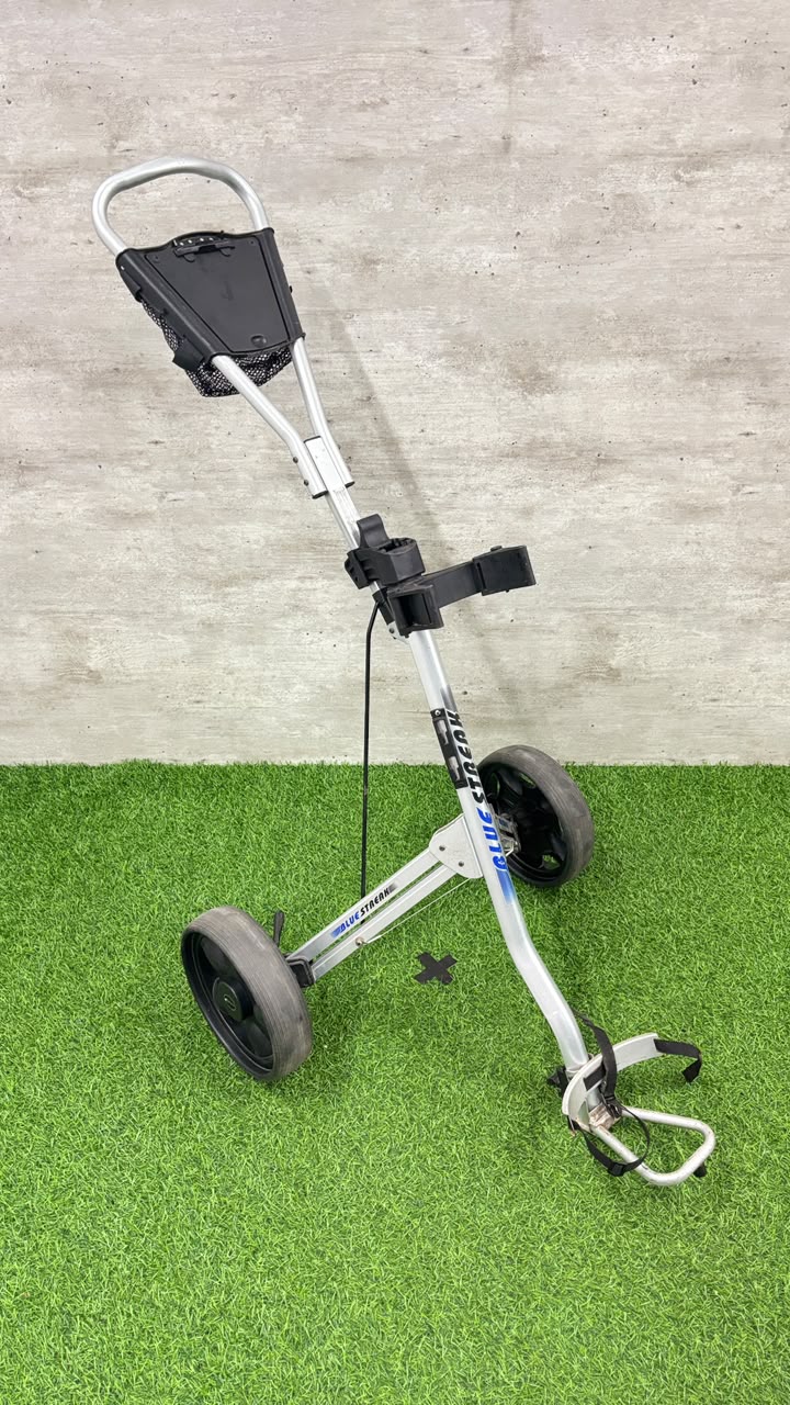 Blue Streak 2-Wheel Push Golf Cart.