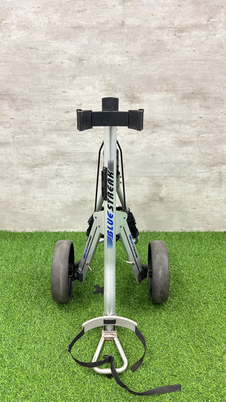 Blue Streak 2-Wheel Push Golf Cart.