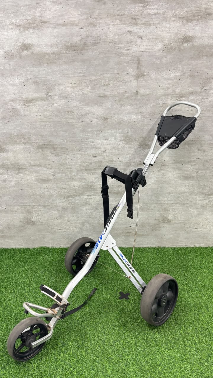 Blue Streak 3-Wheel Push/Pull Golf Cart.