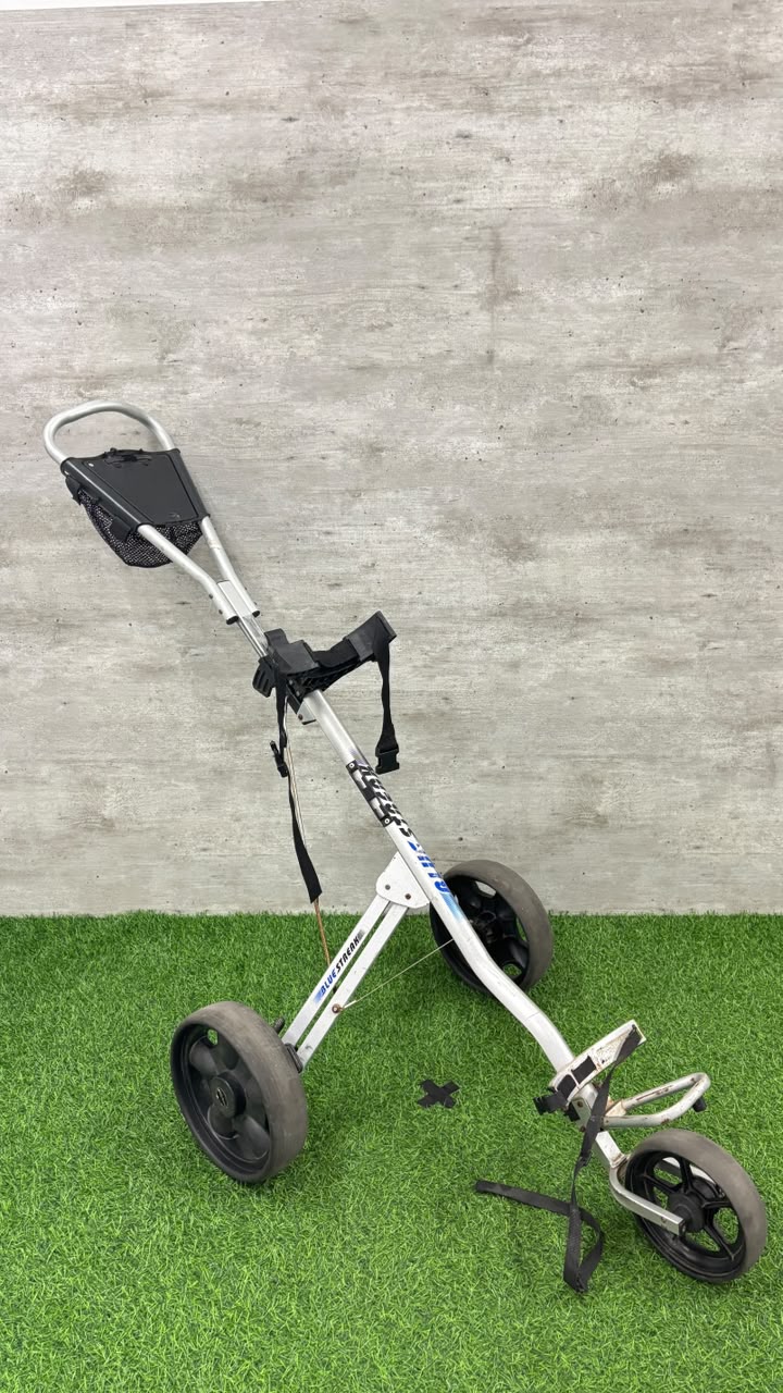 Blue Streak 3-Wheel Push/Pull Golf Cart.