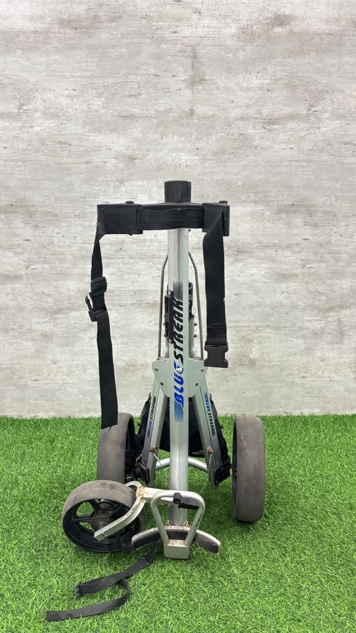 Blue Streak 3-Wheel Push/Pull Golf Cart.