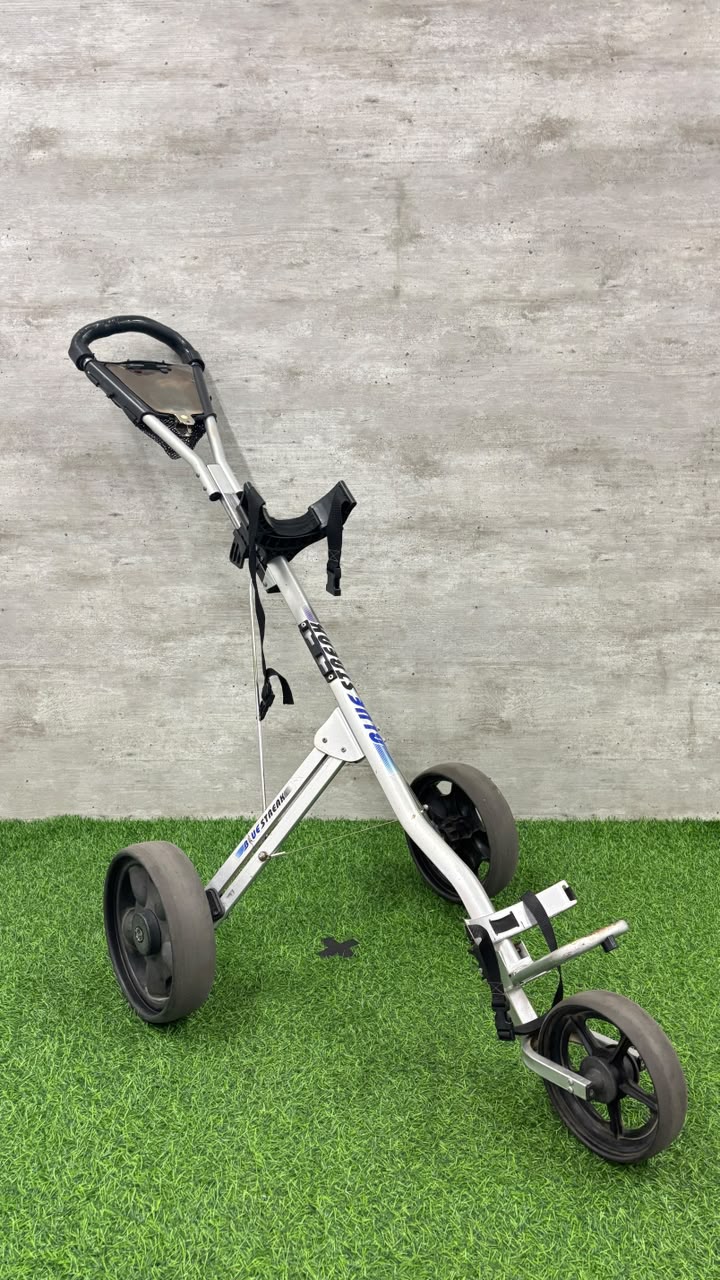 Blue Streak 3-Wheel Push/Pull Golf Cart