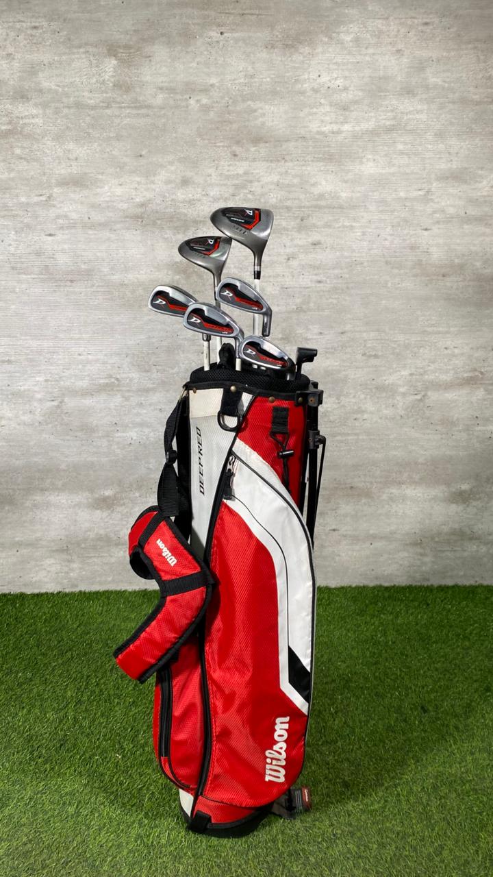 Kids Wilson Deep Red Junior(12-14) Golf Set