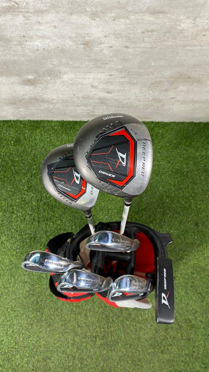 Kids Wilson Deep Red Junior(12-14) Golf Set