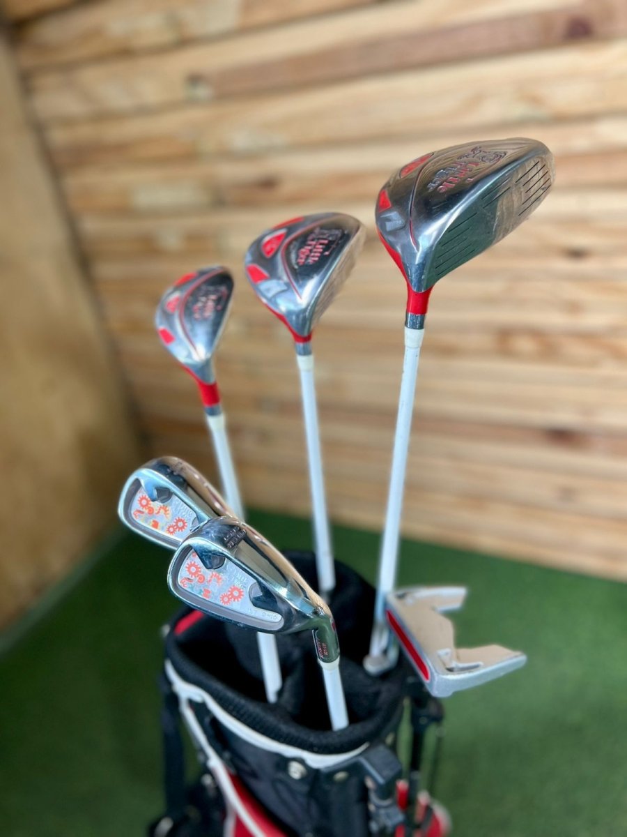Kids Little Tiger red Golf Set - WeBuyClubz