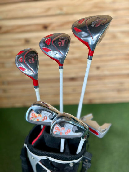Kids Little Tiger red Golf Set - WeBuyClubz