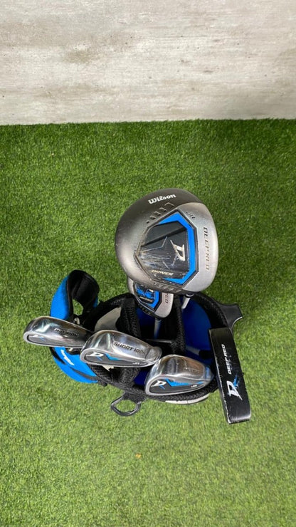 Kids Wilson Deep Red (5-7) Golf Set - WeBuyClubz