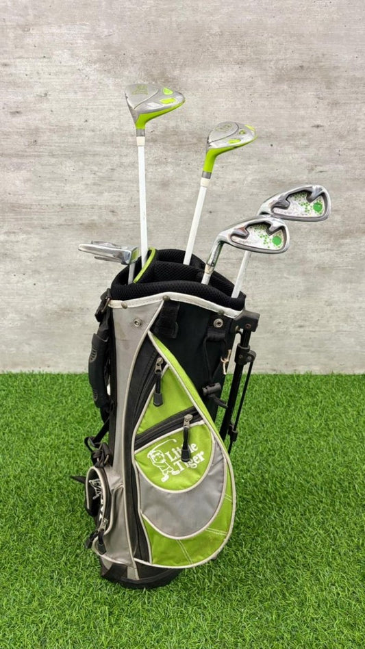 Left - Handed Little Tiger Junior (6 - 7) Starter Golf Set - WeBuyClubz