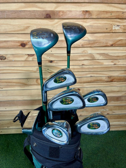 Left handed Little Tiger Kids 9 - 11 Golf set - WeBuyClubz