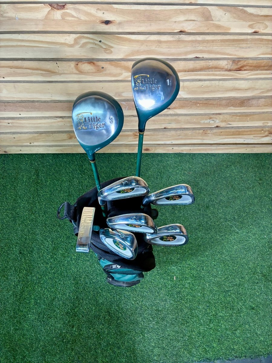 Left handed Little Tiger Kids 9 - 11 Golf set - WeBuyClubz