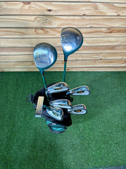 Left handed Little Tiger Kids 9 - 11 Golf set - WeBuyClubz