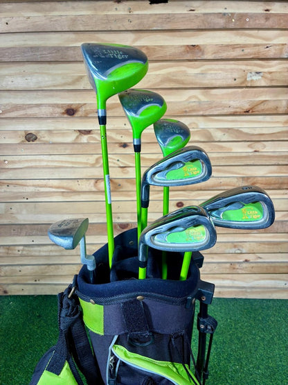 Left - Handed Little Tiger Kids Golf Set age 9 - 11 - WeBuyClubz