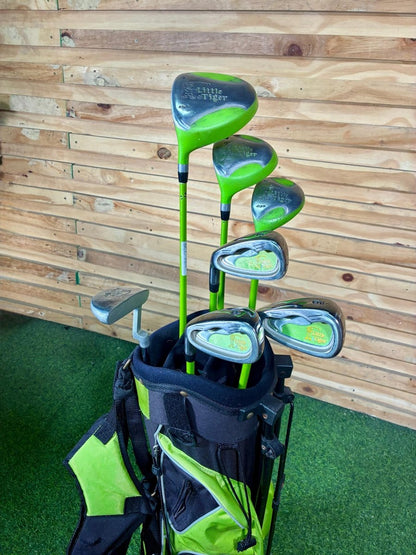 Left - Handed Little Tiger Kids Golf Set age 9 - 11 - WeBuyClubz