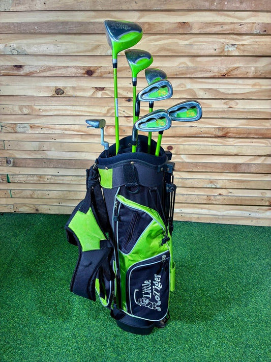 Left - Handed Little Tiger Kids Golf Set age 9 - 11 - WeBuyClubz
