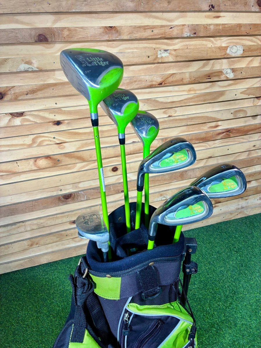 Left - Handed Little Tiger Kids Golf Set age 9 - 11 - WeBuyClubz