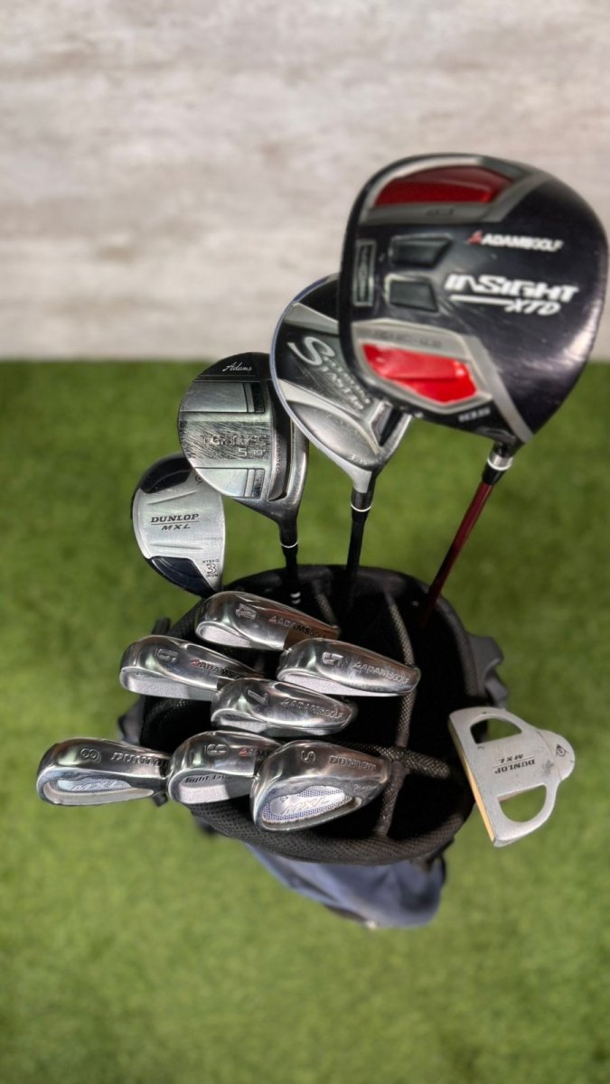 Mixed Dunlop MXL & AdamsGolf Tight Lies Golf Set - WeBuyClubz