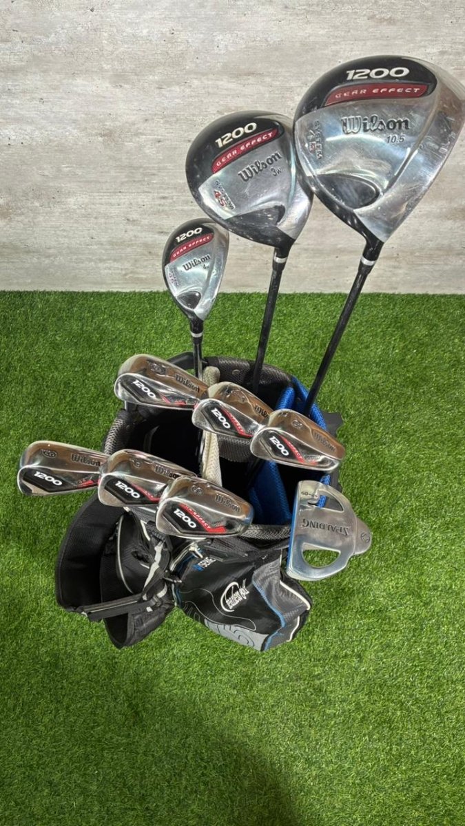 Wilson 1200 Gear Effect + 2 Wheel Cart duo Deal - WeBuyClubz