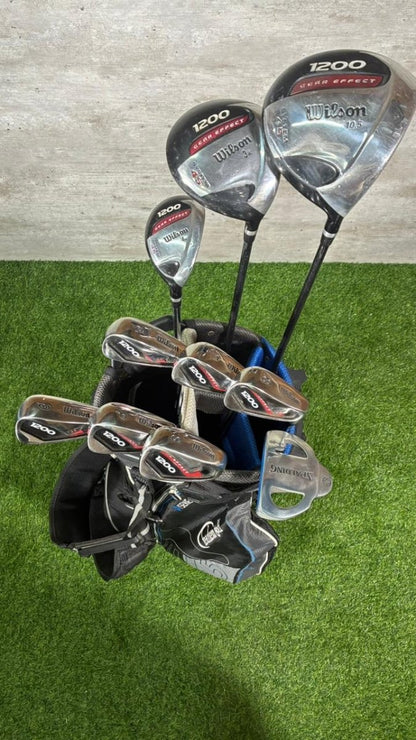 Wilson 1200 Gear Effect + 2 Wheel Cart duo Deal - WeBuyClubz