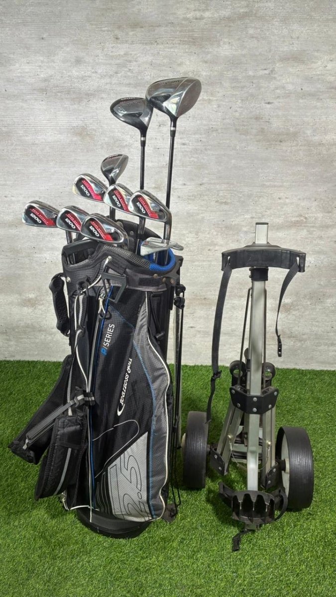 Wilson 1200 Gear Effect + 2 Wheel Cart duo Deal - WeBuyClubz