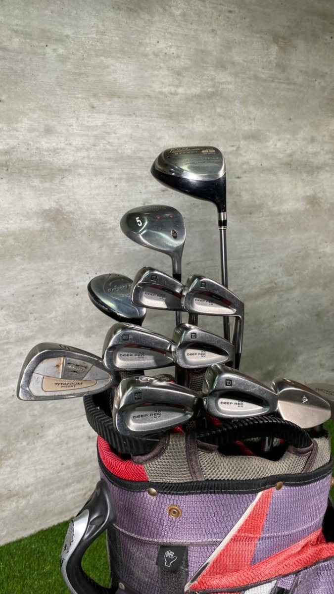 Wilson Deep Red Tour All - In - One Golf Set - WeBuyClubz