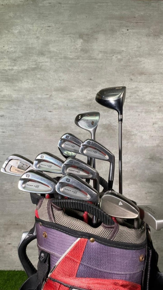 Wilson Deep Red Tour All - In - One Golf Set - WeBuyClubz